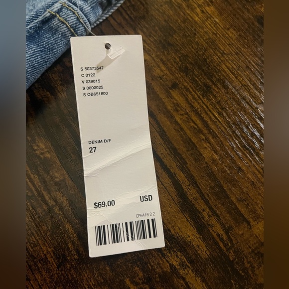 BDG Classic Blue Denim Pants Girlfriend High Rise - Picture 3 of 8